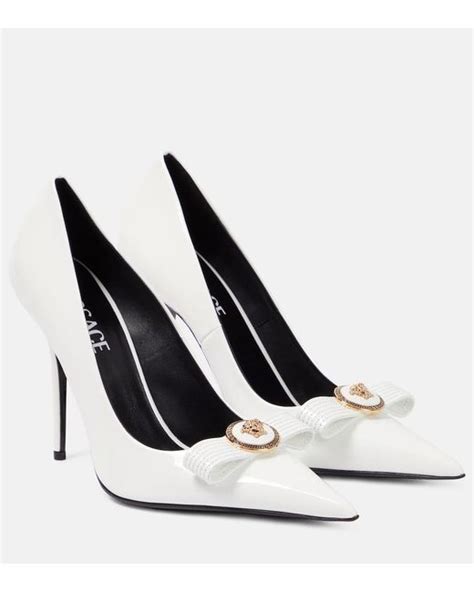 versace ballerina shoes|versace gianni bow pumps.